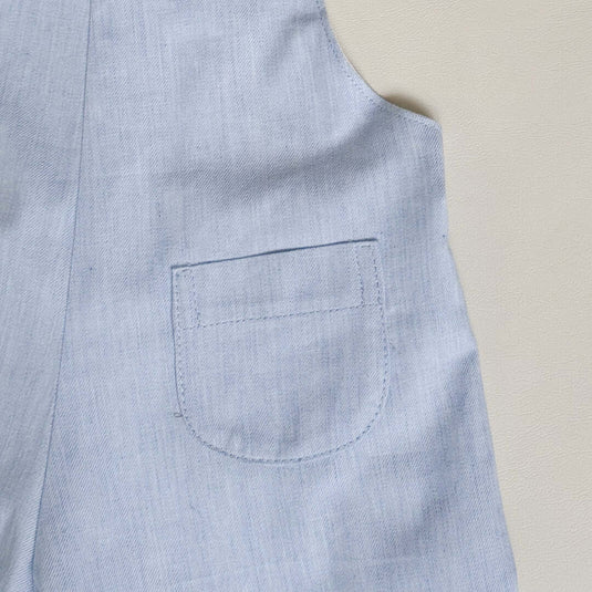 Overall con bolsillos azul