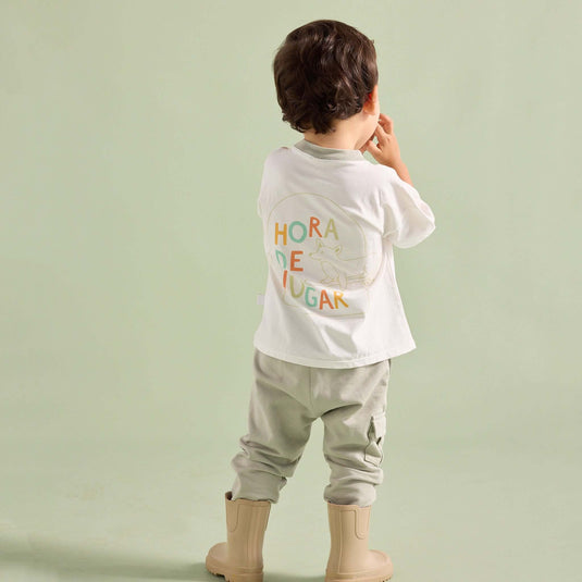 Sudadera jogger niño