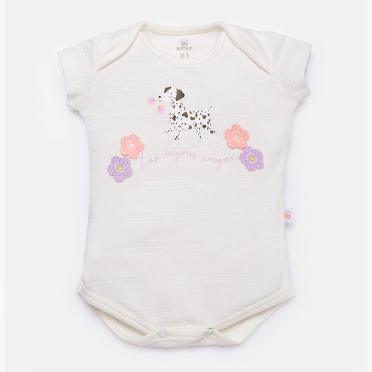 Body Amigos Bordado Niña