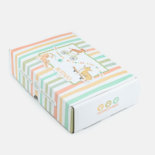 Empaque regalo amigos verde pequeño