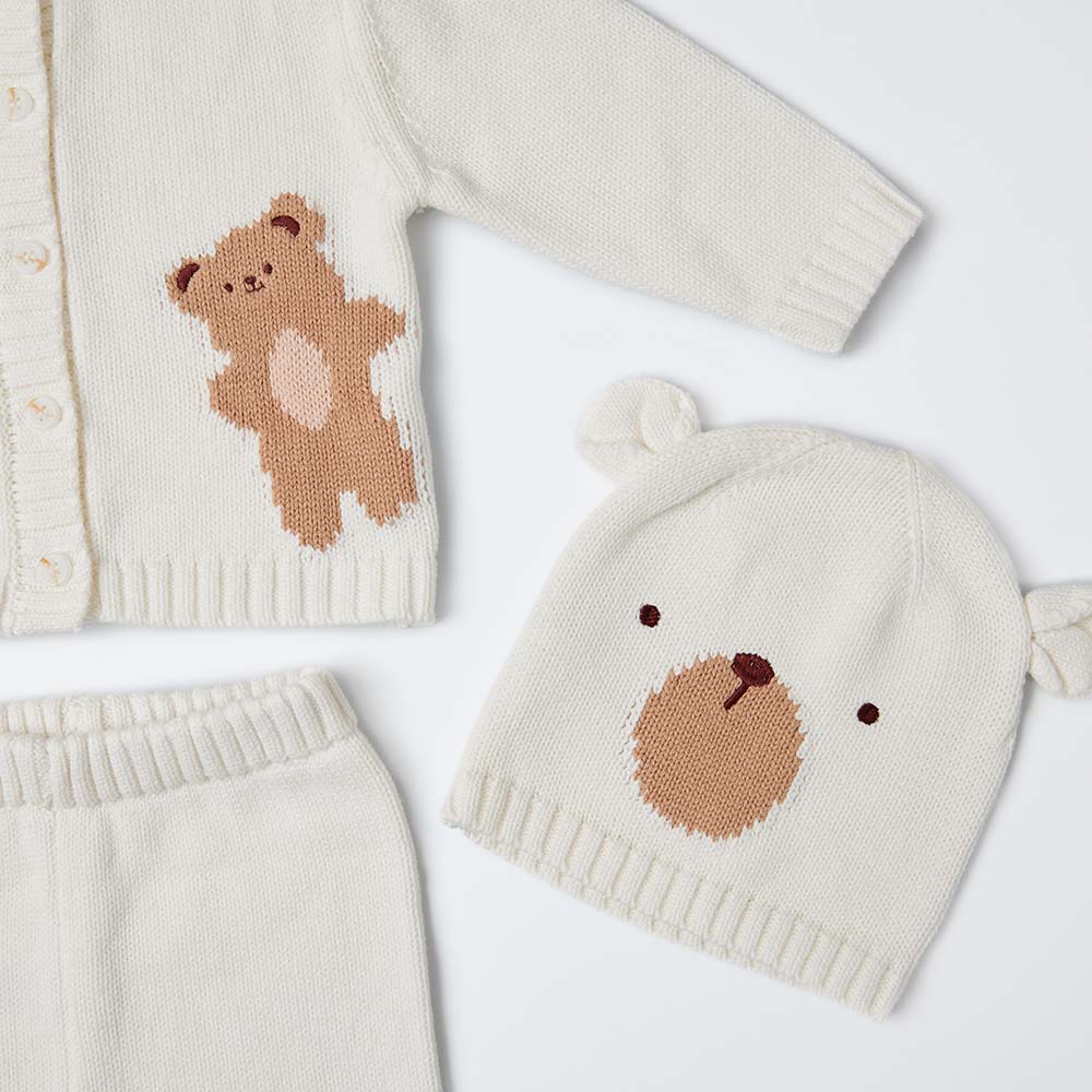 Chaqueta polar infantil con capucha y estampado de constelaciones