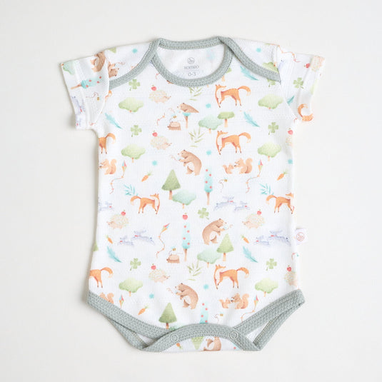 Body infantil con estampado completo de motivos coloridos