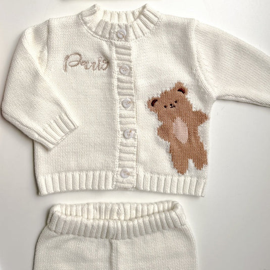 Body para bebé con estampado de nubes y broches de seguridad