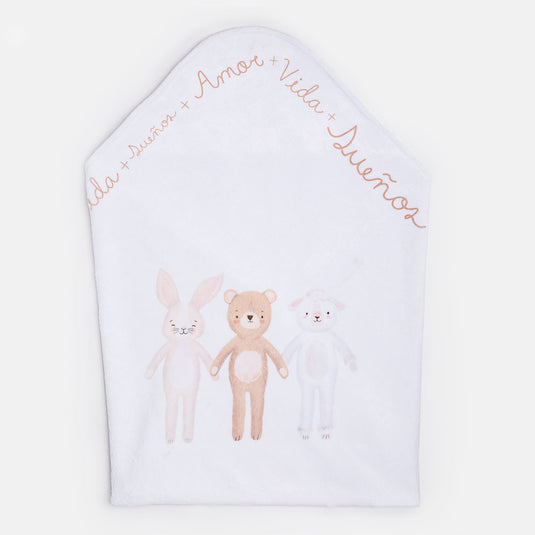 Toalla bebé animales