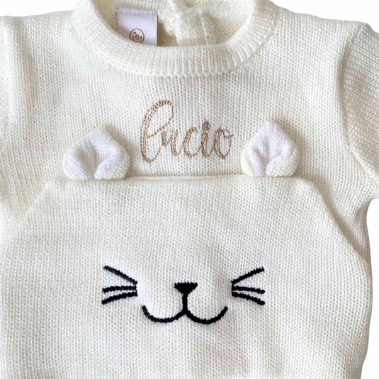 Conjunto tejido bigotes