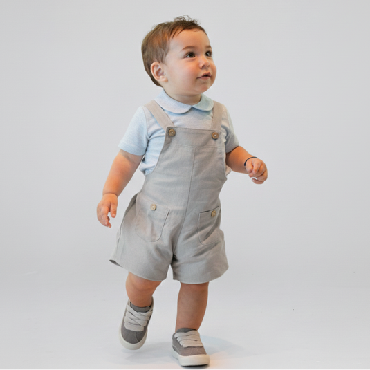 Overall algodón gris