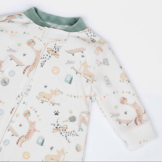 Pijama afelpada amigos