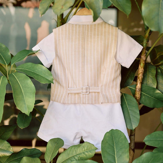 Conjunto bautizo chaleco