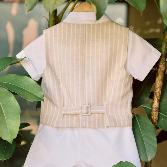 Conjunto bautizo chaleco