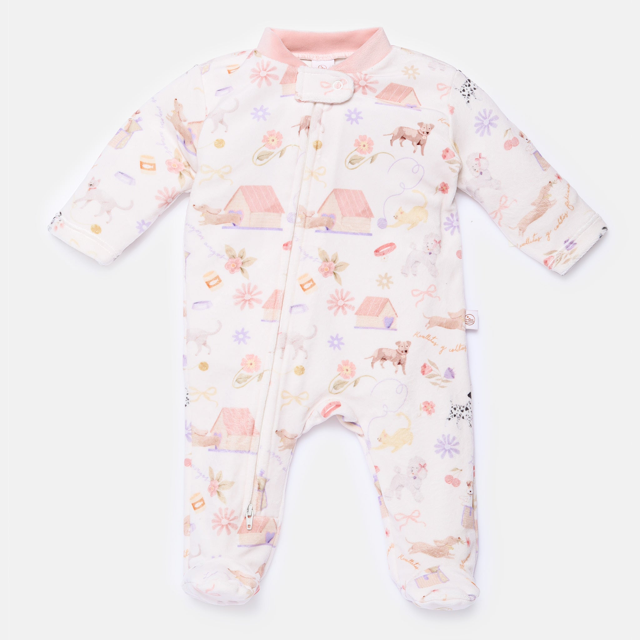 Pijama afelpada amigos