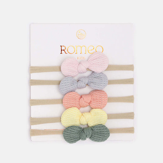Set 5 balacas de moños para niña