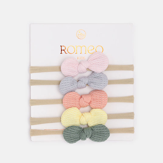 Set 5 balacas de moños para niña