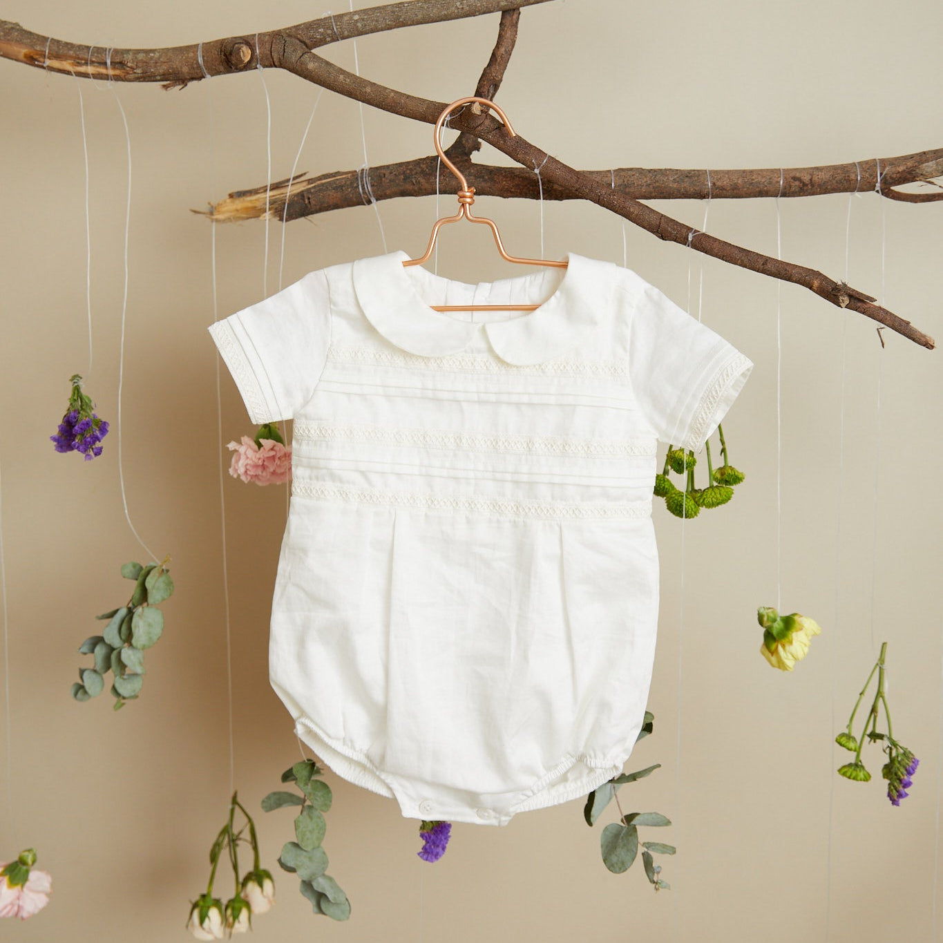 Globo bautizo alforzas