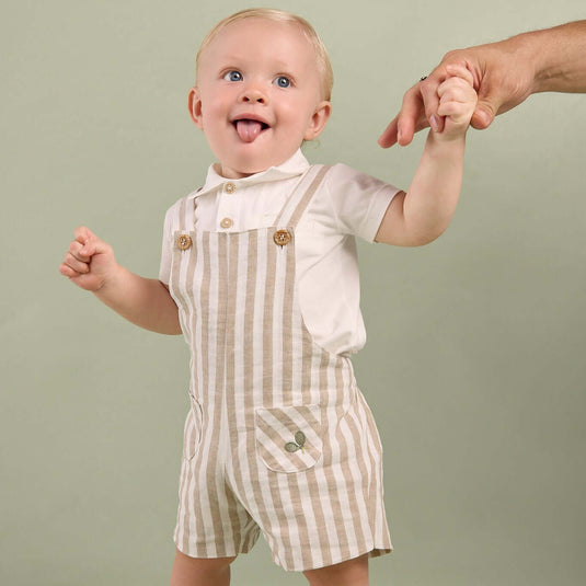Overall niño rayas