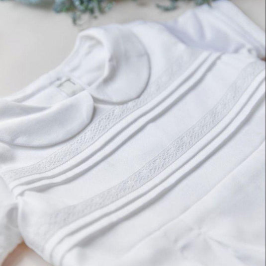 Globo bautizo alforzas