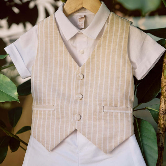 Conjunto bautizo chaleco