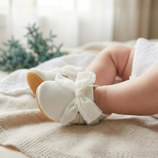 Zapatos Bautizo con Moño